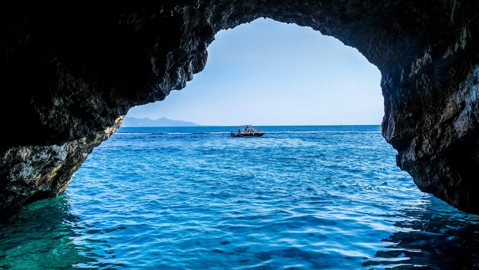 Sea Cave in Zakynthos, Greece